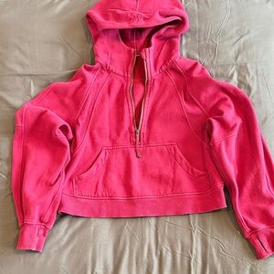 lululemon Fuchsia Scuba Hoodie